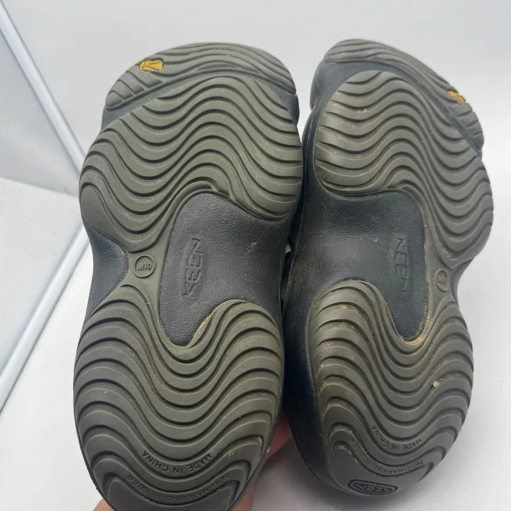 Mens KEEN Black Clogs Slides Sandals‎ Shoes Comfort Casual Size US 10